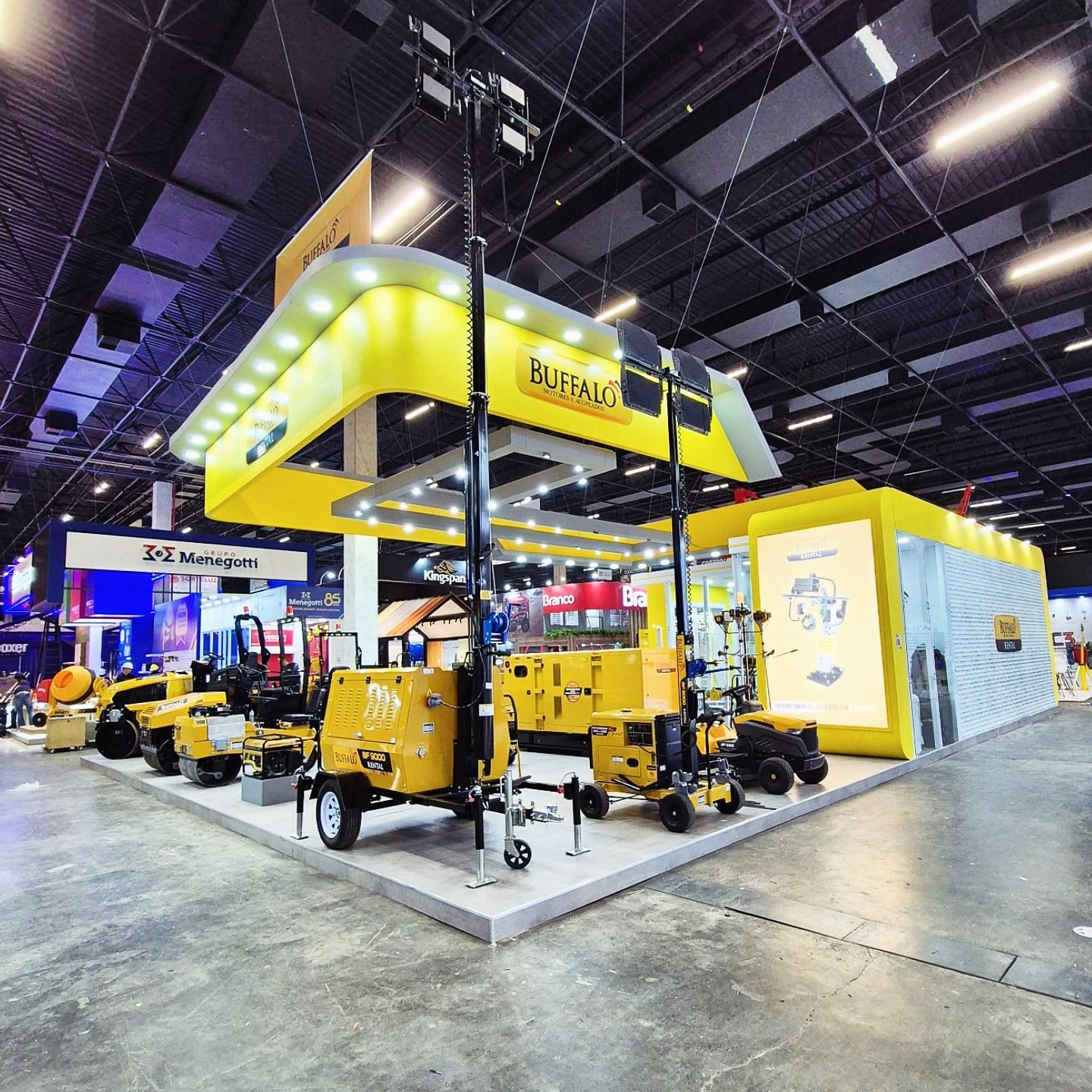 Stand Buffalo em feira de equipamentos
